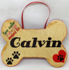 Christmas Personalized Ornament Handmade Large Bone Shaped Wooden Sublimation Holiday Doggie Pet Tree Decoration Crafters Delight {{ JAMsCraftCloset }}