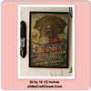Bull Durham Framed Authentic Lithograph Advertising Poster MY! IT SHURE AM SWEET Black Americana {{ JAMsCraftCloset }}
