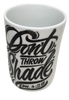 FAITH Design Mug Cup Coffee Hand Painted Stenciled Farmhouse Country Kitchen Decor Crafters Delight {{ JAMsCraftCloset }}