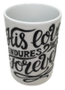 FAITH Design Mug Cup Coffee Hand Painted Stenciled Farmhouse Country Kitchen Decor Crafters Delight {{ JAMsCraftCloset }}