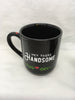 HEY THERE HANDSOME and HELLO LOVELY Cups Mugs Coffee Hand Painted SET of 2 {{ JAMsCraftCloset }}
