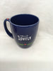 HEY THERE HANDSOME and HELLO LOVELY Cups Mugs Coffee Hand Painted SET of 2 {{ JAMsCraftCloset }}
