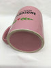HEY THERE HANDSOME and HELLO LOVELY Cups Mugs Coffee Hand Painted SET of 2 {{ JAMsCraftCloset }}
