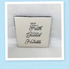 HAVE FAITH Wall Art Ceramic Tile Hand Painted Positive Saying Sign Gift Idea Home Decor {{ JAMsCraftCloset }}