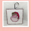 SANTA FACE Wall Art Ceramic Tile Decoupaged Christmas Holiday Decor Sign Gift Idea {{ JAMsCraftCloset }}