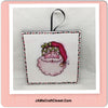 SANTA FACE Wall Art Ceramic Tile Decoupaged Christmas Holiday Decor Sign Gift Idea {{ JAMsCraftCloset }}