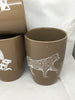 Cups Mugs Coffee Hand Painted Folk Art Animal Designs Farmhouse Kitchen {{ JAMsCraftCloset }}