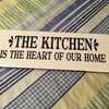 THE KITCHEN HEART OF OUR HOME Tile Decal Sign Funny KITCHEN Decor Gift Idea {{ JAMsCraftCloset }}