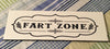 FART ZONE Ceramic Tile Sign Funny BATHROOM Decor Gift Home Decor Restroom {{ JAMsCraftCloset }}