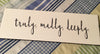 TRULY MADLY DEEPLY Ceramic Tile Decal Sign Wall Art Wedding Gift Home Decor {{ JAMsCraftCloset }}