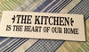 THE KITCHEN HEART OF OUR HOME Tile Decal Sign Funny KITCHEN Decor Gift Idea {{ JAMsCraftCloset }}