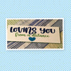 LOVING YOU FROM A DISTANCE Ceramic Tile Decal Sign Wall Art Gift Home Decor {{ JAMsCraftCloset }}