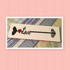 LOVE ARROW Ceramic Tile Decal Sign Wall Art Wedding Gift Positive Saying Home Decor {{ JAMsCraftCloset }}