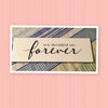 WE DECIDED ON FOREVER Ceramic Tile Decal Sign Wall Art Wedding Gift Home Decor {{ JAMsCraftCloset }}
