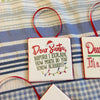 DEAR SANTA Ornament Ceramic Tile Decal Christmas Holiday Decor Gift Idea Stocking Stuffer {{ JAMsCraftCloset }}