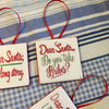 DEAR SANTA Ornament Ceramic Tile Decal Christmas Holiday Decor Gift Idea Stocking Stuffer {{ JAMsCraftCloset }}