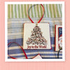 JOY TO THE WORLD Tree Ceramic Tile Ornament Gift Tree Decor Stocking Stuffer {{ JAMsCraftCloset }}