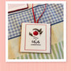HOLLY JOLLY CHRISTMAS Ceramic Tile Ornament Gift Tree Decor Stocking Stuffer {{ JAMsCraftCloset }}