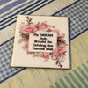 MY DREAM JOB Wall Art Ceramic Tile Sign Gift Idea Home Decor Positive Saying {{ JAMsCraftCloset }}