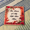 THE LOVES OF MY LIFE LIVE HERE Wall Art Ceramic Tile Sign Gift Idea Home Decor Positive Saying {{ JAMsCraftCloset }}