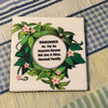 NICE NORMAL FAMILY Wall Art Ceramic Tile Sign Gift Idea Home Decor Positive Saying {{ JAMsCraftCloset }}