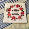 I SHOOK MY FAMILY TREE Wall Art Ceramic Tile Sign Gift Idea Home Decor Positive Saying {{ JAMsCraftCloset }}