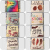 BE STRONG Wall Art Ceramic Tile Sign Gift Home Decor Positive Saying Kitchen Decor {{ JAMsCraftCloset }}