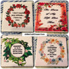 NICE NORMAL FAMILY Wall Art Ceramic Tile Sign Gift Idea Home Decor Positive Saying {{ JAMsCraftCloset }}