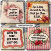 DANCE LIKE NO ONE IS WATCHING Wall Art Ceramic Tile Sign Gift Idea Home Decor Positive Saying {{ JAMsCraftCloset }}