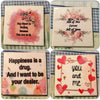 MY HEART IS PERFECT Wall Art Ceramic Tile Sign Gift Home Decor Positive Quote {{ JAMsCraftCloset }}