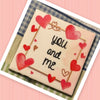 YOU AND ME Wall Art Ceramic Tile Sign Gift Home Decor Positive Quote {{ JAMsCraftCloset }}