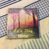 LET'S STAY HOME Wall Art Ceramic Tile Sign Gift Home Kitchen Decor {{ JAMsCraftCloset }}