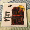 HOME SWEET HAUNTED HOME Wall Art Ceramic Tile Sign Gift Home Decor Positive Quote Affirmation {{ JAMsCraftCloset }}