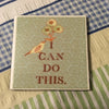 I CAN DO THIS Wall Art Ceramic Tile Sign Gift Home Decor Positive Quote Affirmation {{ JAMsCraftCloset }}