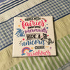 FARIES MERMAIDS UNICORN Wall Art Ceramic Tile Gift Home Decor Positive Quote Affirmation {{ JAMsCraftCloset }}