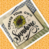 CREATE YOUR OWN SUNSHINE Wall Art Ceramic Tile Gift Home Decor Positive Quote Affirmation {{ JAMsCraftCloset }}