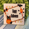 HAPPY HALLOWEEN Wall Art Ceramic Tile Sign Gift Home Decor Halloween Decor {{ JAMsCraftCloset }}
