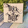 TRICK OR TREAT STARS Wall Art Ceramic Tile Sign Gift Home Decor Halloween Decor {{ JAMsCraftCloset }}