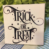 TRICK OR TREAT STARS Wall Art Ceramic Tile Sign Gift Home Decor Halloween Decor {{ JAMsCraftCloset }}