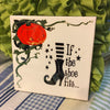 IF THE SHOE FITS PUMPKIN Wall Art Ceramic Tile Sign Gift Home Decor Halloween Decor {{ JAMsCraftCloset }}