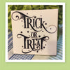 TRICK OR TREAT STARS Wall Art Ceramic Tile Sign Gift Home Decor Halloween Decor {{ JAMsCraftCloset }}