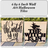 THE WITCH IS IN Wall Art Ceramic Tile Sign Gift Home Decor Halloween Decor {{ JAMsCraftCloset }}