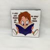 A CHILD WHO READS Wall Art Ceramic Tile Sign Gift Home Decor Positive Quote {{ JAMsCraftCloset }}