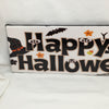 HAPPY HALLOWEEN Witch Hat Ghost Wall Art Ceramic Tile Sign Gift Holiday Halloween Decor {{ JAMsCraftCloset }}