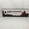HAPPY HALLOWEEN Owl Haunted House Wall Art Ceramic Tile Sign Gift Holiday Halloween Decor {{ JAMsCraftCloset }}