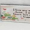I LOVE YOU WITH ALL MY BUTT Ceramic Tile Decal Sign Wall Art Gift Home Decor {{ JAMsCraftCloset }}