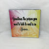 PERSON YOU NEED TO TALK TO MOST Wall Art Tile Sign Gift Home Decor Positive Saying {{ JAMsCraftCloset }}