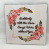 LOVE SONGS WERE ABOUT YOU Wall Art Tile Sign Gift Home Decor Positive Saying {{ JAMsCraftCloset }}