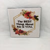 THE BEST THING ABOUT ME IS YOU Wall Art Tile Sign Gift Home Decor Positive Saying {{ JAMsCraftCloset }}