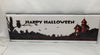 HAPPY HALLOWEEN Owl Haunted House Wall Art Ceramic Tile Sign Gift Holiday Halloween Decor {{ JAMsCraftCloset }}